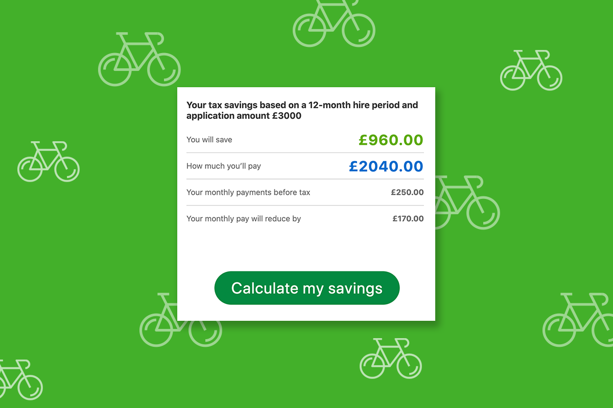 Cycle to work cheap scheme savings calculator